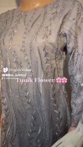 HARGA PROMO Setelan Kebaya Tunik Mutiara Kana Free Masker / Kebaya Pesta / kebaya kondangan / kebaya wisuda / Seteln Kebaya / Setelan Tulle Mutiara / Kebaya Tulle Halus / Set Kebaya Tunik / COD