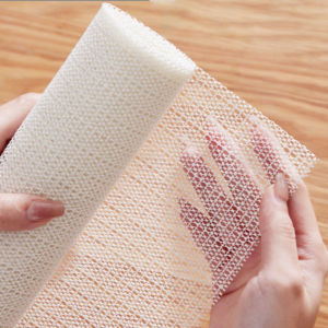 Antiskid Sheet Mattress Sofa Mat High quality PVC Floor Carpet Yoga Mat with Fixing Base Fabric Household Anti Slip Net Cloth ﻿