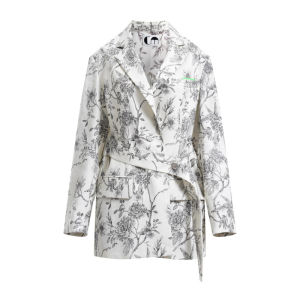 Single Button Loose Womens Blazer