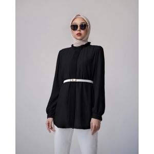 Kemeja Atasan Wanita Opnaisel Polos Katun Shakila Premium Import