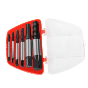 Screw Extractor Set / Tap Balik Pembuka Baut Rusak Set / Mata Bor Screw Bolt Extractor 6PCS
