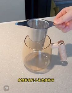High food grade tea filter tea making artifact tea cup strainer 304 stainless steel strainer cup mesh