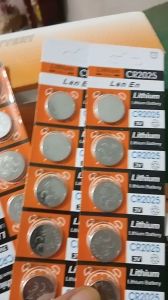 vỉ 5 viên pin Cmos CR2025 Dùng cho điều khiển chìa khóa ô tô xe máy cửa cuốn
