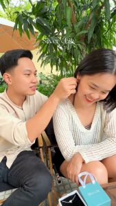 Bông tai bạc Warm Heart SILVER CHIC BT02 bạc 925