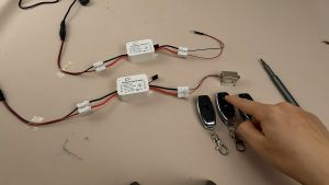 WenQia 433MHz DC 12V Wireless Remote Control Switch DC 6V 24V 30V 10A Relay Receiver and Transmitterswith Wires