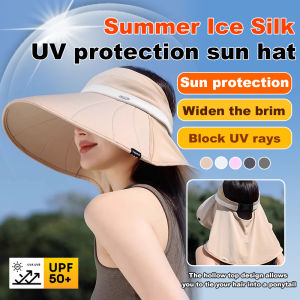 windproof ice cap sun hat full face protection Outing Outdoor Hollow top design sun hat sun hat