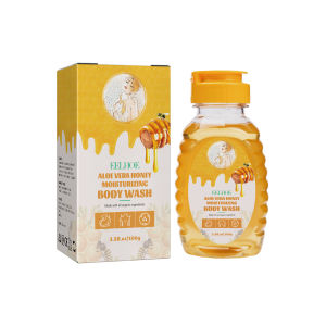 Eelhoe Aloe Vera Honey Moisturizing Body Wash Honey Shower Gel Deep Cleansing Firming Whitening And Nourishing Body Skin Remove Body Acne Chicken Skin Deep Cleansing Exfoliator Lasting Fragrance Whitening Moisturizing Shower Gel (100g)