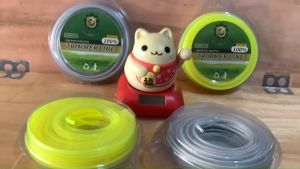 เอ็นตัดหญ้า แบบเหลี่ยม แบบกลม ลวดสลิง  3 มิลลิเมตร  ยาว 15 เมตร สำหรับ จานเอ็น และ กระปุกเอ็นตัดหญ้า By T-Shop