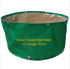 KOLAM TERPAL BERBENTUK BULAT DENGAN UKURAN D.15 tinggi 70cm