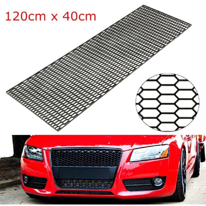 HIGH GRADE 40CM X 120CM Honeycomb Black ABS Plastic vent car tuning ...