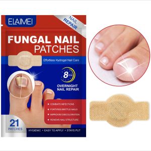 Strong Nail Strips - 1 pack 21 pieces - 8-hour nighttime nail care - Fungal Nail Strips for Sensitive Skin Easy to Apply