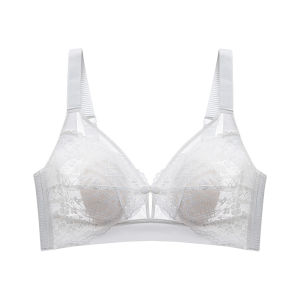 MiiOW | เสื้อชั้นในสตรีหลังคลอดแบบบางพิเศษสำหรับใส่นอน ทรงเกาะอก ทรงกระต่าย ไร้โครง สายเดี่ยว ทรง V ลายดอกไม้