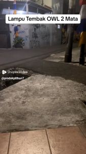 (GRADE A) LAMPU TEMBAK D2 OWL LASER HIGH LOW SUPER BRIGHT MODEL BURUNG HANTU IP 67 WATERPROOF 20W UNIVERSAL BEAT VARIO NMAX PCX LEXY BISA MOTOR MOBIL