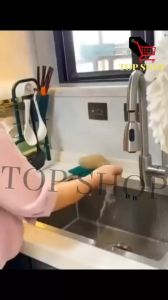 TOP SHOP Kitchen Sponge Holder Dishwashing Rack Cloth Holder