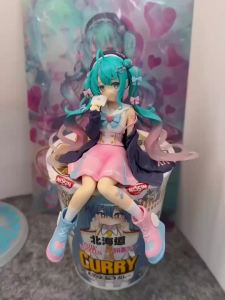 Bandai | New In Stock Hatsune Miku Love Sailor Uniform/Flower Fairy Collectible Anime Action Kwaii Miku Figures Model Toys Christmas Gift