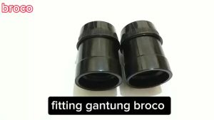 Fitting lampu Gantung Broco Hitam