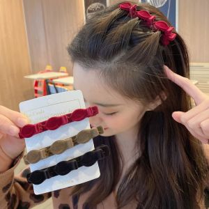 YOUJ Elegant Forehead Hair Clip Bangs Side Braided Hairpin Headwear For Woman Girls Hair Accessories