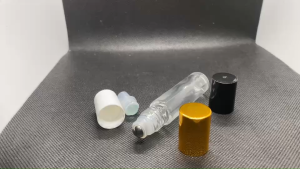 ขวด 7 มล.(12 ใบ)+ลูกกลิ้ง+ฝาทอง