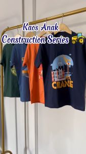 Kaos Lengan Pendek Motif Kendaraan Berat Series