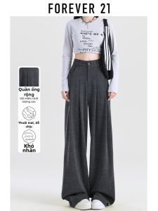 Forever21 | High Waisted Wrinkle Casual Loose Fitting Slimming Pants