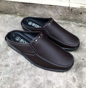 Dép sapo nam phom đẹp..da mềm..mang êm chân..mã SP17..màu nâu..đế khâu sẵn rất chắc chắn