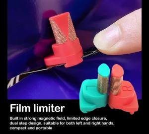 1 Pair Left/Right Hand Guide Trimming Edge Freehand Cutting Tool Two Distance Cuts Cutting Spacer for Film Cut  Scratch-Free