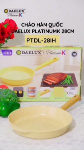 Chảo Hàn Quốc PTDL-28IH công nghệ đáy từ cao cấp nhôm đúc nguyên khối chống dính Ceramic