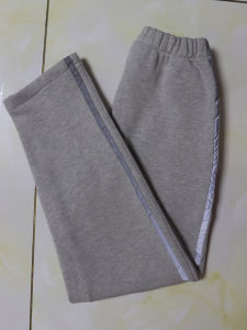 Quần Dài Tập Thể Màu Xám Nhạt Có Sọc Phản Quang Cho Học Sinh Nam Và Nữ Quần Dài Tập Thể Mùa Đông Cotton Cỡ Lớn