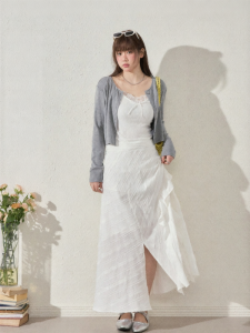 JULULOOK | Bộ Đầm Voan Kích Cỡ Lớn & Chân Váy Bất Đối Xứng