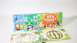FORMINDS Children Early Learning Wipe-Clean Pen Control Training Dot to Dot Pre-Writing Practice