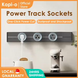 [SG] 2025 Smart Modular Power Track System Premium Kitchen & Home Electrical Outlet with Dual USB