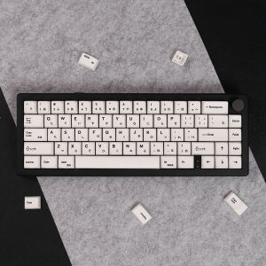 Minimalist White Japanese Keycaps 151 Keys MDA Profile PBT Keycaps For MX 60/84/98/108 Mechanical Keyboards