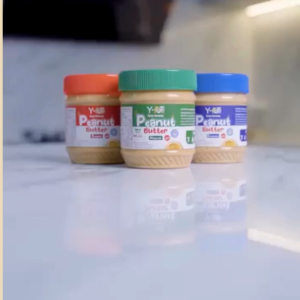 Y-Nut Natural Peanut Butter Pet Jar 340 g Selai Kacang Tanpa Gula Unsweetened