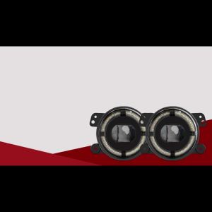 4 Inch Round LED Front Driving Fog Lights for Grand Cherokee 2011-2013/Wrangler JK 2007-2018