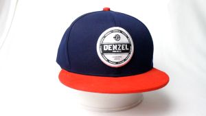 DENZEL DZ 148 Navy Red Snapback CAP - Topi Distro -Topi Snapback