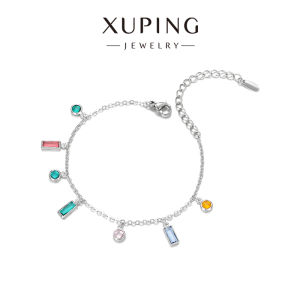 Colorful Tassel Bracelet Trendy Design Fashionable Wristwear Durable Alloy Material Silver Gold Plated Versatile Accessory