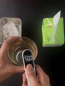 AIQUE Digital Forehead Thermometer – Non-Contact Clinical Grade Fever Checker for Adults & Kids Electronic No-Touch Body Temp Meter