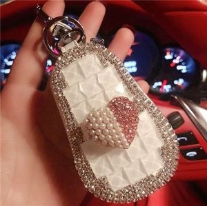 Dompet STNK square love bling bling | Dompet gantungan kunci mobil motor