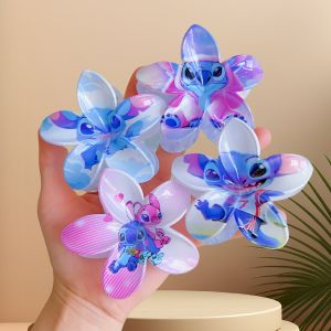 Disney Stitch Hair Clip 3.35-inch Plastic Eggprint Hair Grab Cute Cartoon Pattern Suitable Theme Parties Daily Wear Perfect Gift