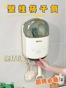 youqin | Wall Mounted Chopsticks Container Drainage Rack