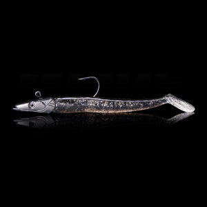 Fishing Jig Head Luminous Crazy Fish Soft 10g 19g 20g Swing Swimbait Lure T Tail Bait Long-range Sea Fishing Weight Bait Kit