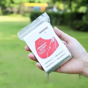 SK-C1307 Emergency Blanket Selimut Darurat Hangat Silver Anti Hipotermia Outdoor Camping Gunung