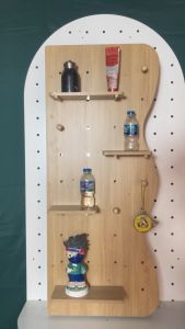 Bảng Pegboard Hình Sóng – Trang Trí & Trưng Bày Đa Năng-Đợt thẳng