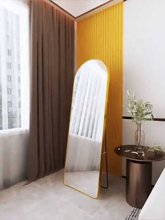 XUXU [Warranty]155cm Full body Mirror with stand vanity mirror whole