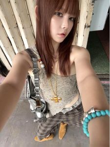 Turn up Short Sleeveless Splice Necklace Womens Summer Hot Girl Tank Top Commute Style  Shape Sandal Shape Pear Shape