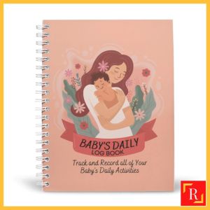 Babys Daily Log Book/Newborn Care Log For Parents 1 - (A5 | 120 pages) - Tracker for Feeding Sleep|ROYCE PUBLISHING
