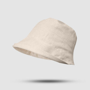 BILLI ZILLY | Casual Cotton Linen Bucket Hat Women Spring Summer Simple Solid Color Versatile Wide Brim Natural Look Small Face Effect Hat