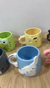 Aksesori Kerero dan Mug 3D Sanrio: 370ml Cangkir Porselen Original Gudetama My Melody
