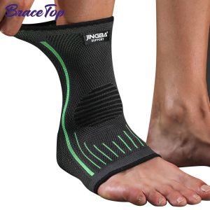 1 Pcs Compression Ankle Brace Arch Support & Foot Stabilizer Elastic Wraps for Plantar Fasciitis Achilles Tendonitis Recovery