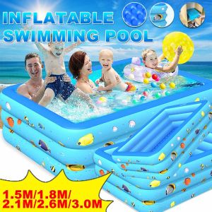 Kolam Renang Karet Anak Keluarga Besar Family Pool Jumbo SNI Mandi Bola/kolam renang anak jumbo/kolam renang anak 1 set pompa/kolam renang anak anak/kolam anak/kolam renang jumbo/kolam renang anak free pompa/kolam renang bayi/pompa kolam renang anak